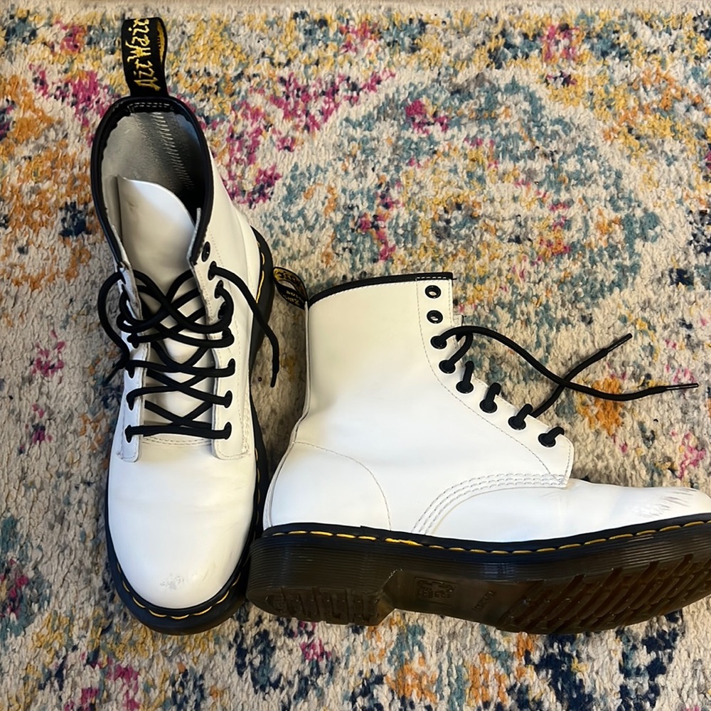 White Dr. Martens